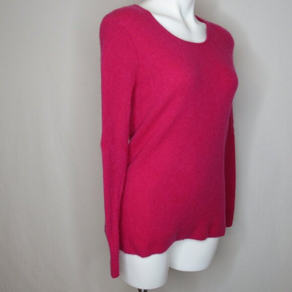 41 Hawthorne Redish Pink  100% Cashmere Sweater Women's L Large - Picture 4 of 8
